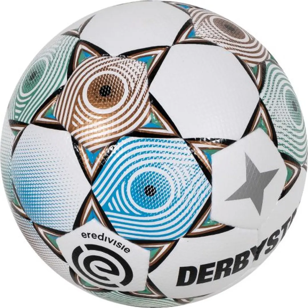 Derbystar Eredivisie Brillant APS 23/24 Voetbal - Maat 5 - Wit - afbeelding 6 van 6