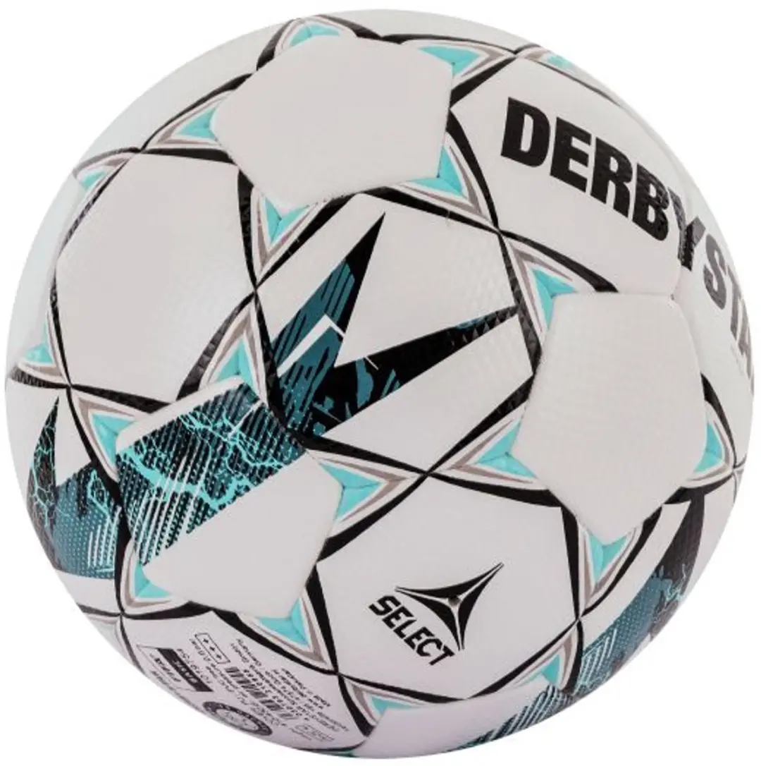 Derbystar Futsal Hyper TT II Bal - Maat 4 - Wit/Light Blauw