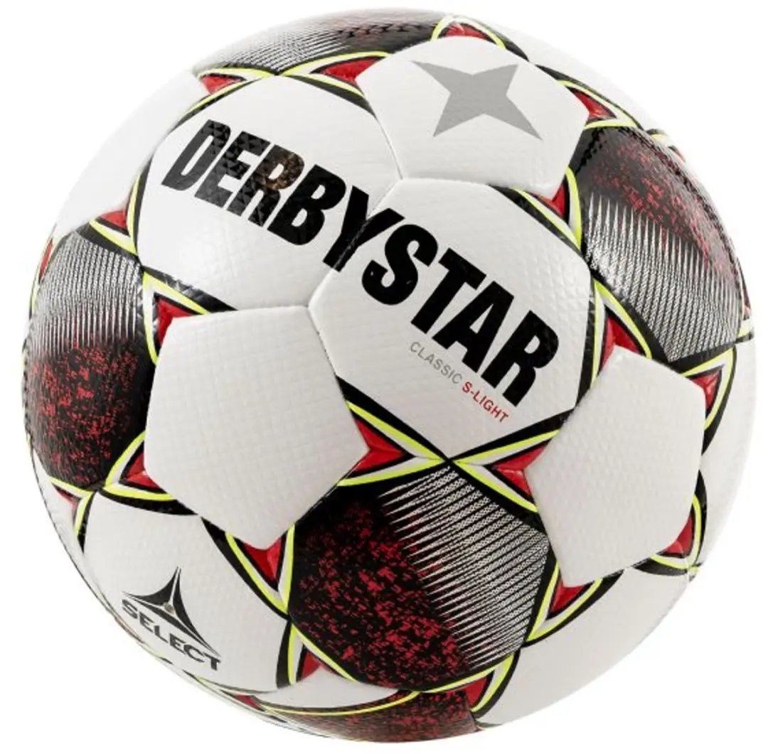 Derbystar Classic Super Light II Voetbal - Maat 5 - Wit/Rood