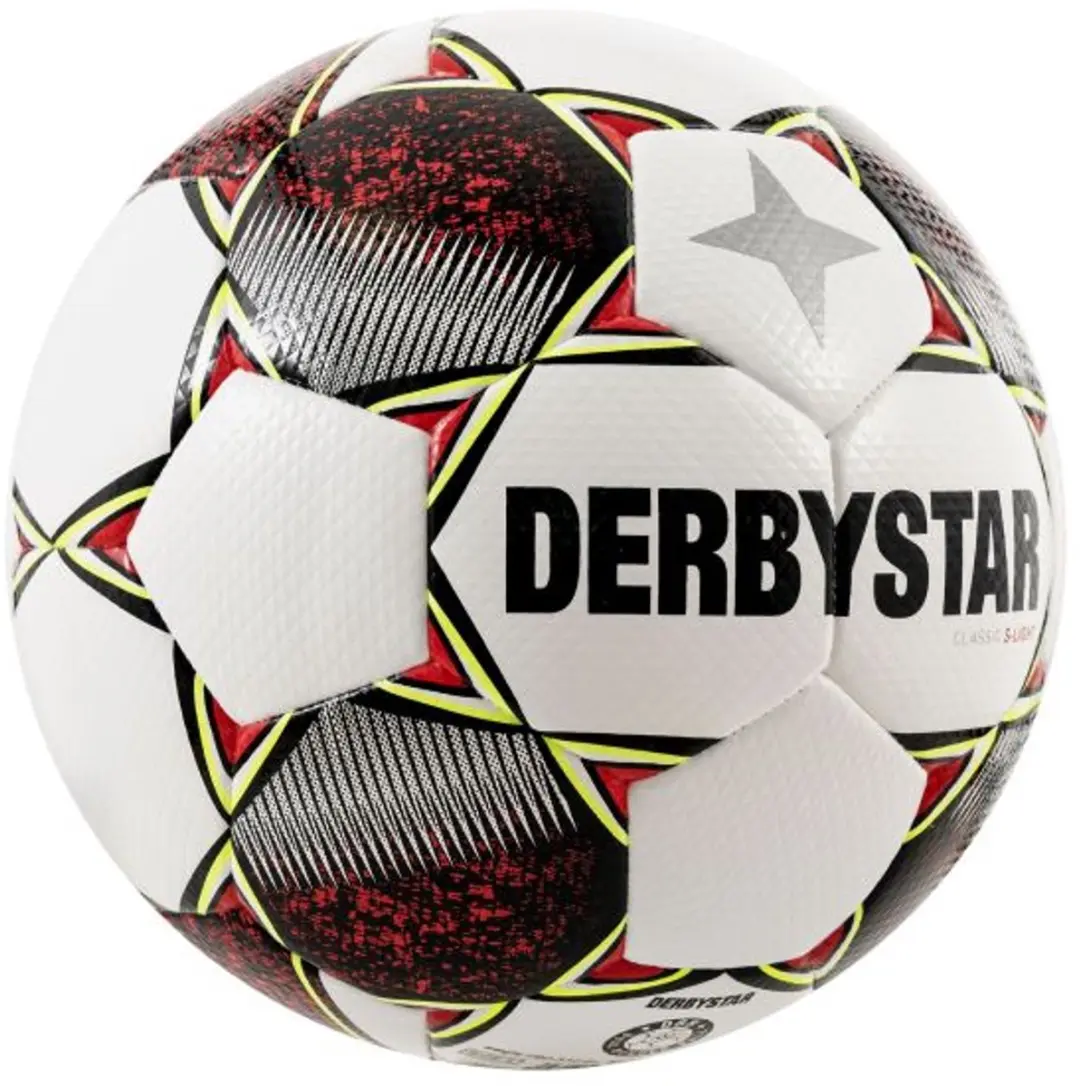 Derbystar Classic Super Light II Voetbal - Maat 5 - Wit/Rood - afbeelding 6 van 6