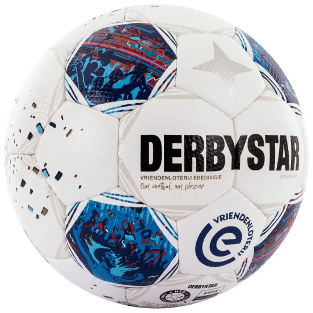 Derbystar Vriendenloterij Eredivisie Brillant 26/27 Voetbal 5 - Wit - afbeelding 6 van 6