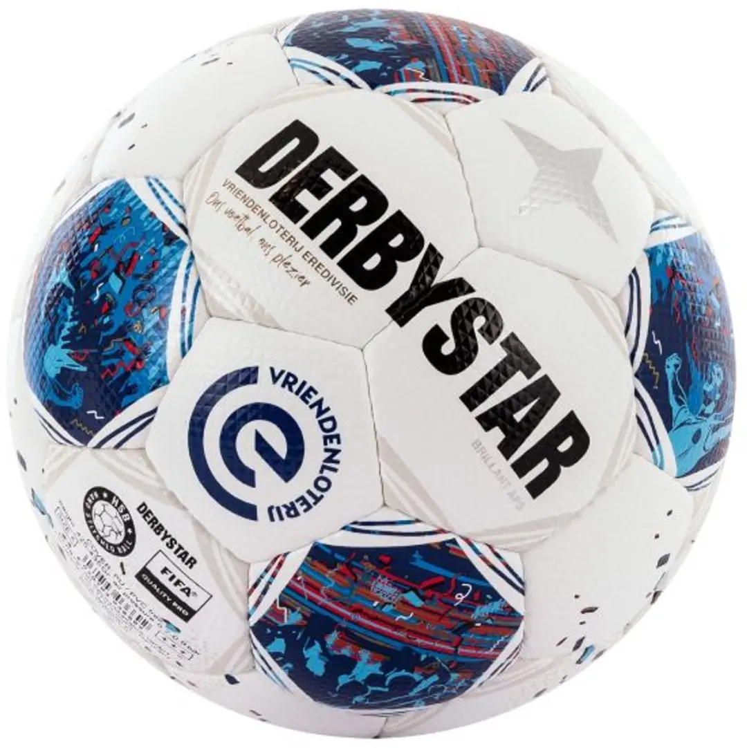Derbystar Vriendenloterij Eredivisie Brillant 26/27 Voetbal 5 - Wit