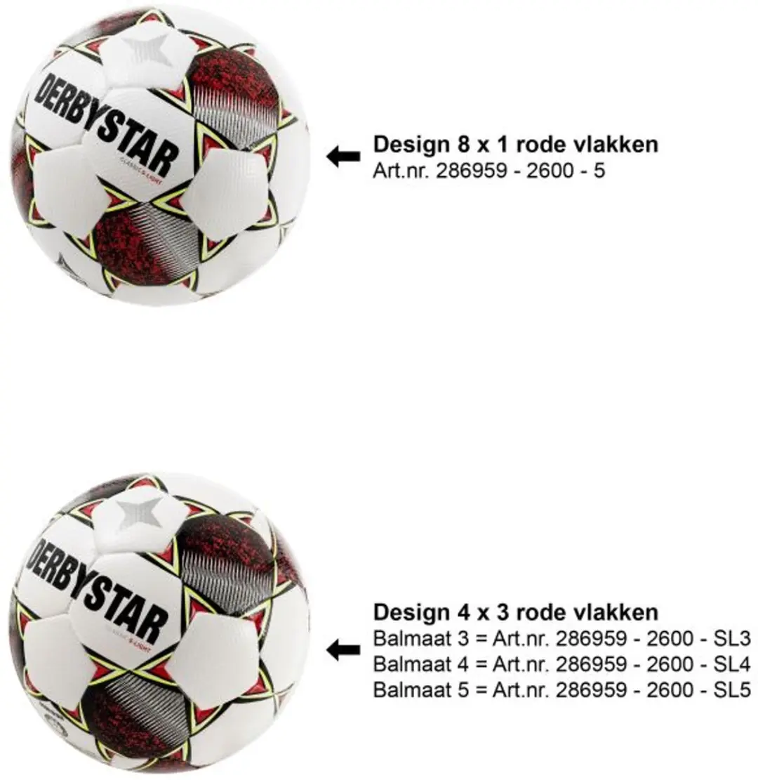 Derbystar Classic Super Light II Voetbal Maat 4