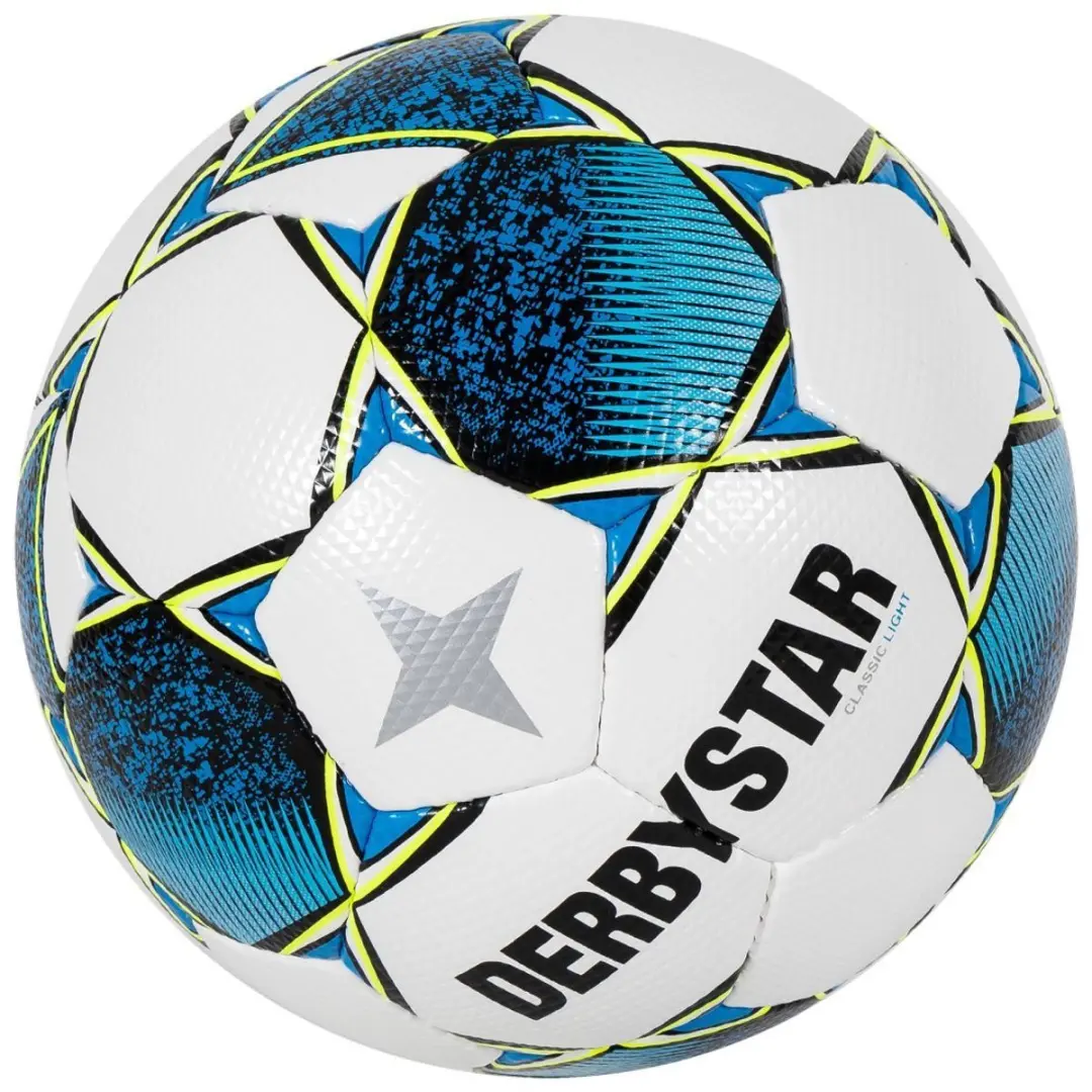 Derbystar Classic Light II Voetbal - Maat 5 - Wit/Blauw - afbeelding 6 van 6