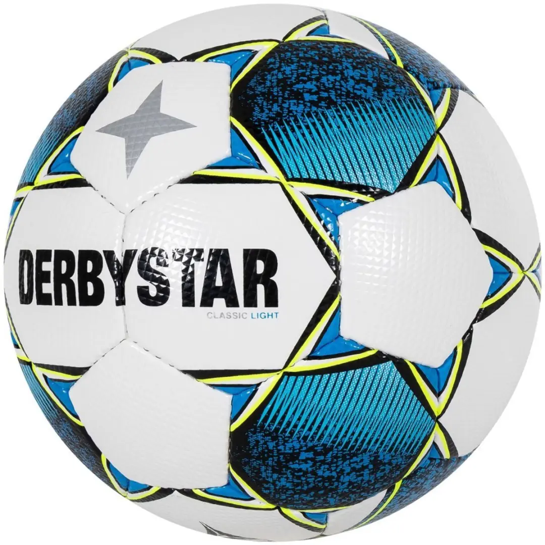Derbystar Classic Light II Voetbal - Maat 5 - Wit/Blauw - afbeelding 3 van 6