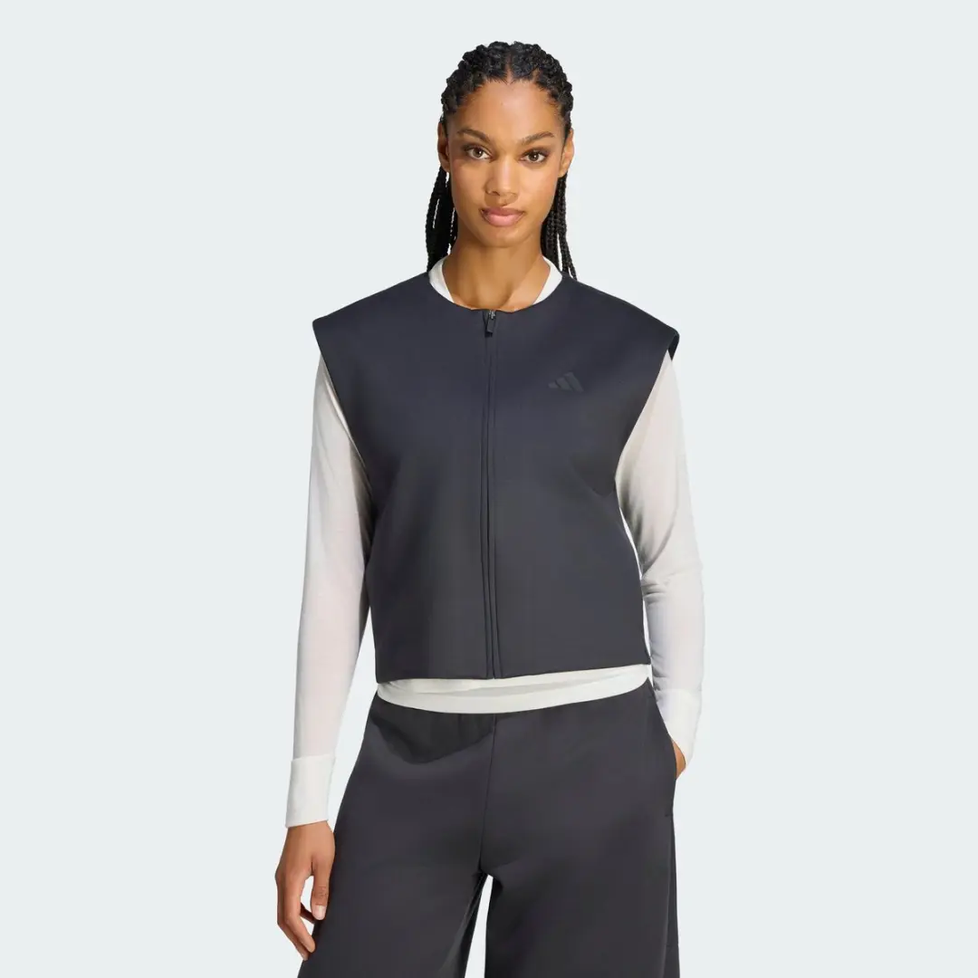 Adidas Sportswear Soft Lux Bodywarmer XS - Zwart - afbeelding 6 van 6