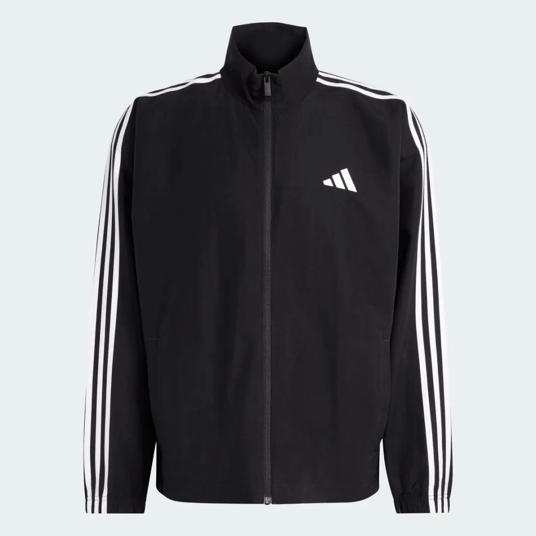 adidas 3-Stripes Woven Trainingspak M - Zwart - afbeelding 2 van 6