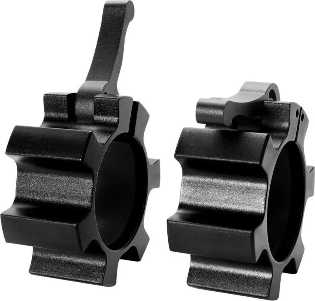 Gorilla Sports Olympische Jaw Lock Haltersluitingen 50mm - Rood - Set van 2