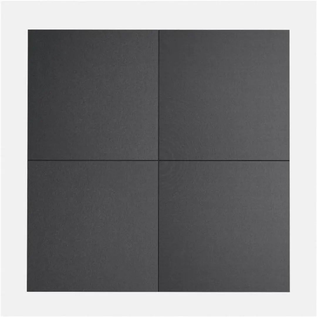 Gorilla Sports Rubber Vloermatten 50x50cm - 4 Stuks - Zwart