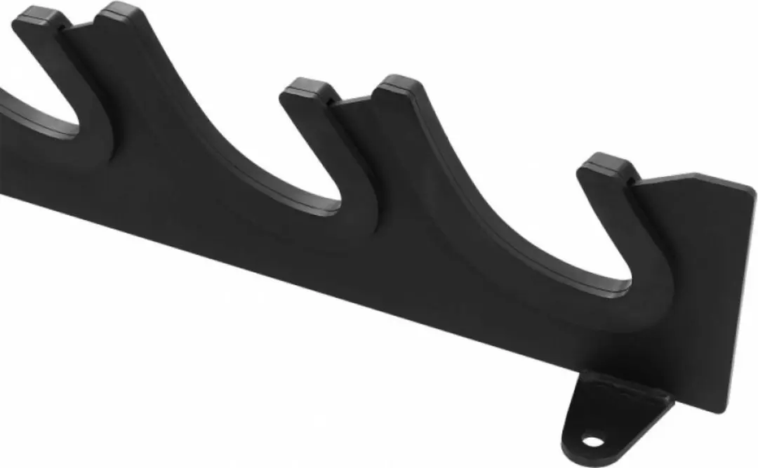 Gorilla Sports Halterrek Wandmontage - 5 Stangen - Zwart