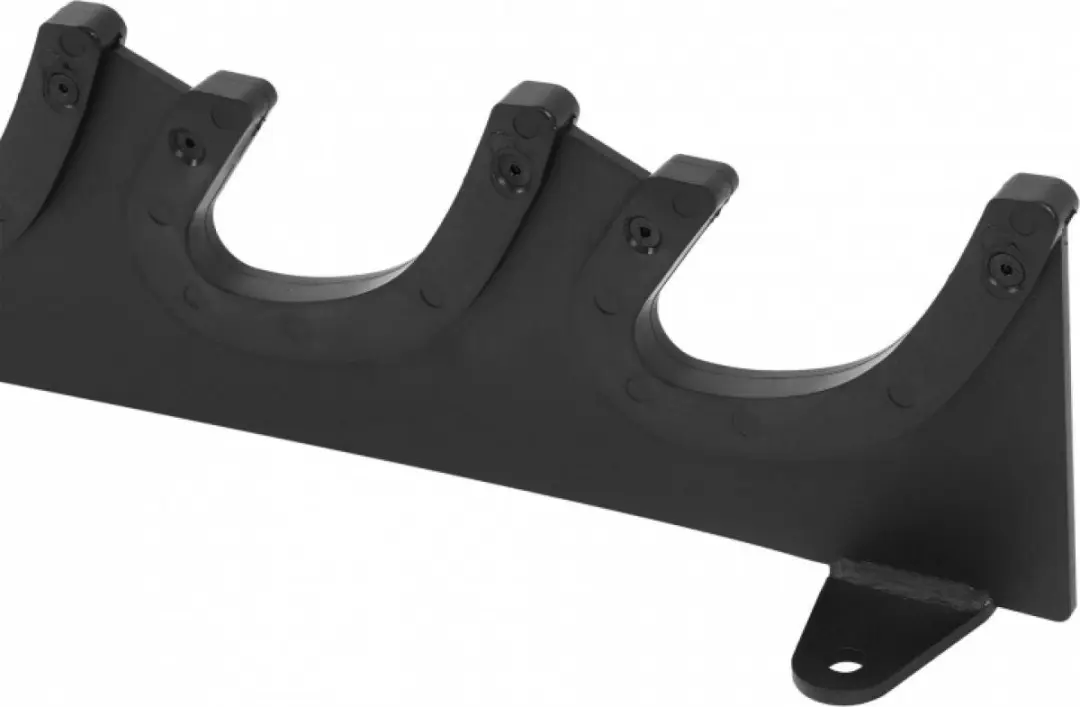 Gorilla Sports Halterrek Wandmontage - 5 Stangen - Zwart