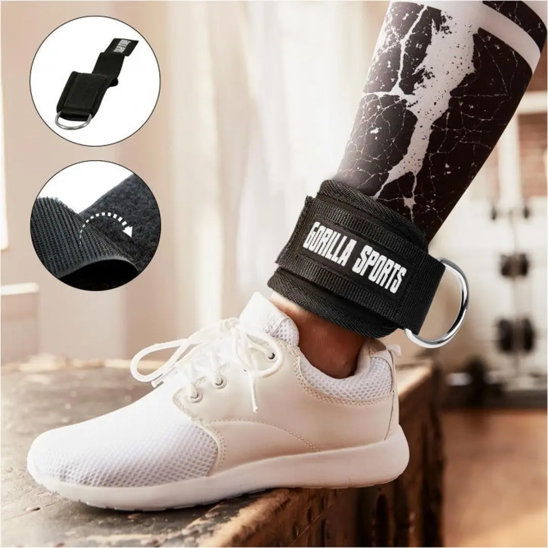 Gorilla Sports Enkelband Set - 2 Stuks - Zwart