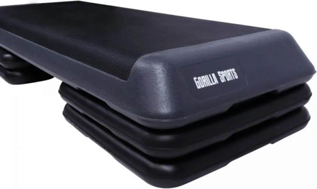Gorilla Sports Stepper - Anti Slip Mat - Zwart
