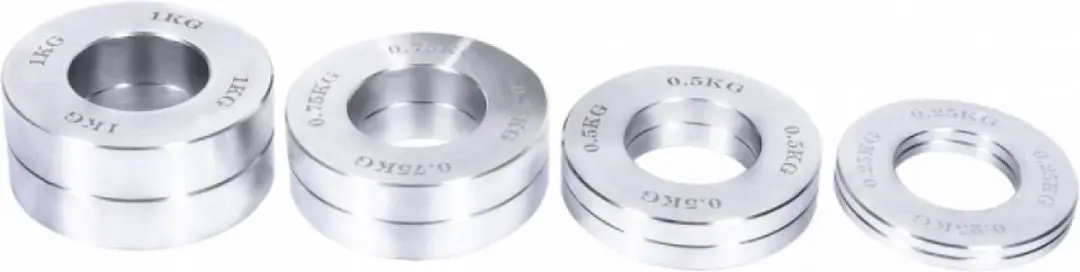 Gorilla Sports Halterschijven 50/51mm Chroom - 5 kg - 8 Stuks