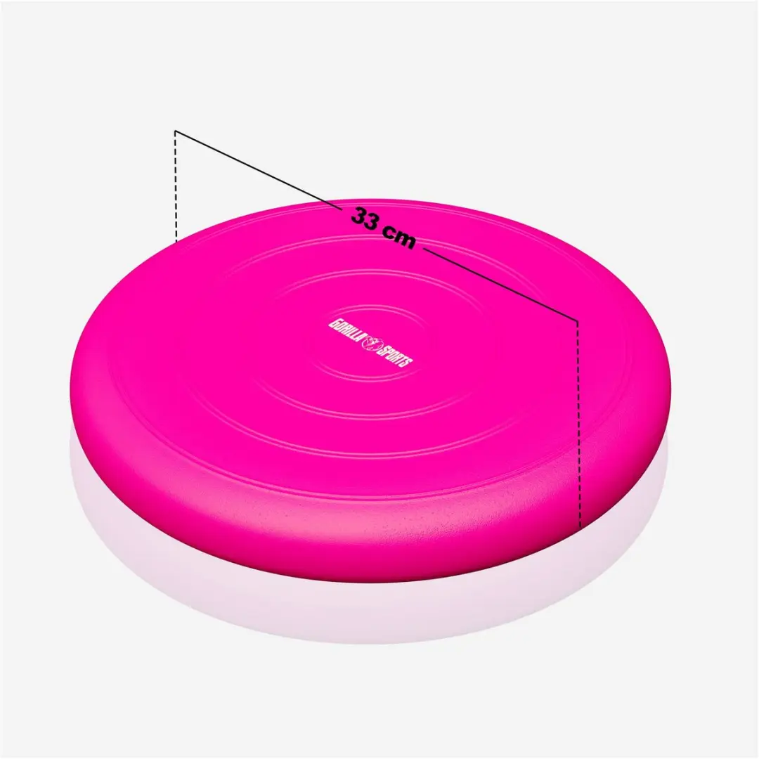 Gorilla Sports Balanskussen Roze - Incl. Pomp