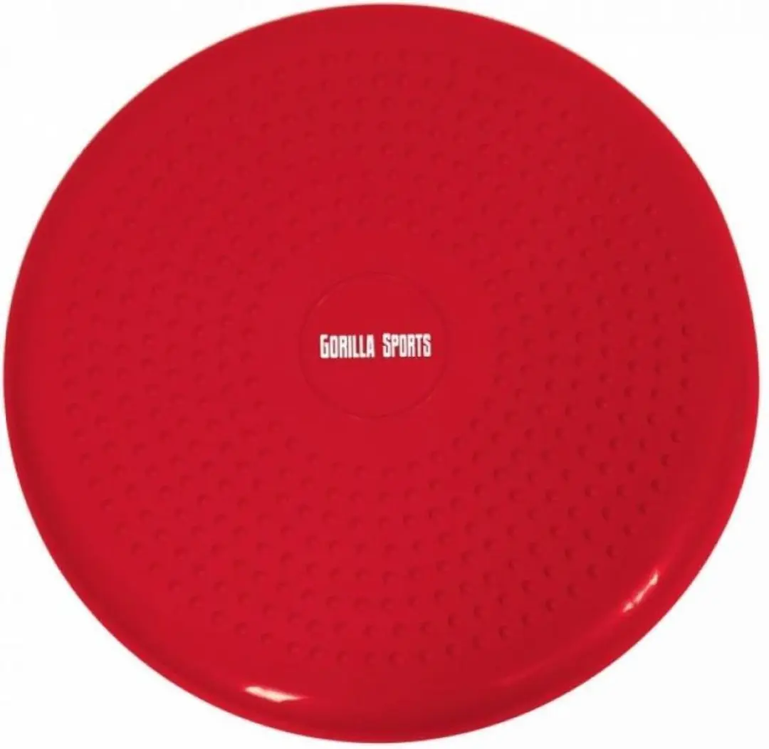 Gorilla Sports Balanskussen Rood - Incl. Pomp