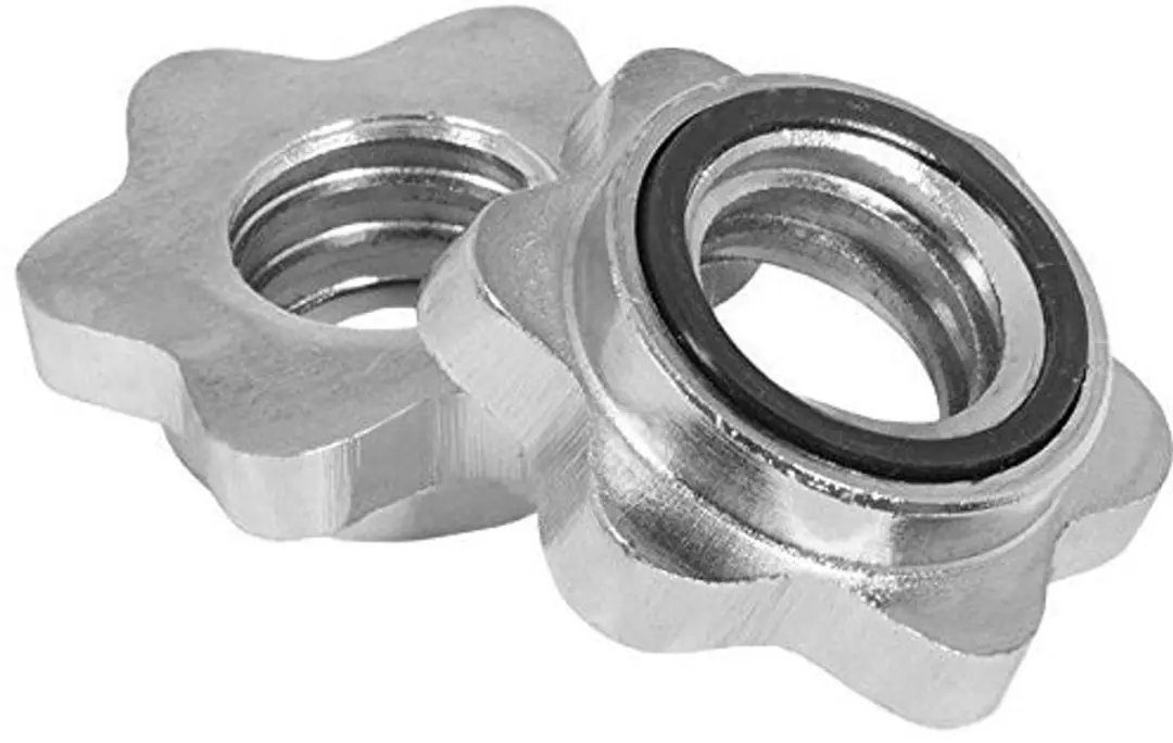 Gorilla Sports EZ Curl Halterstangen 30mm - Set - Zilver