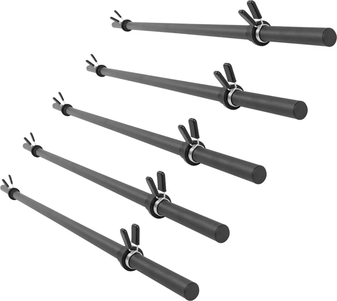 Gorilla Sports Aerobic Halterstangen 5 Stuks 130cm 30mm
