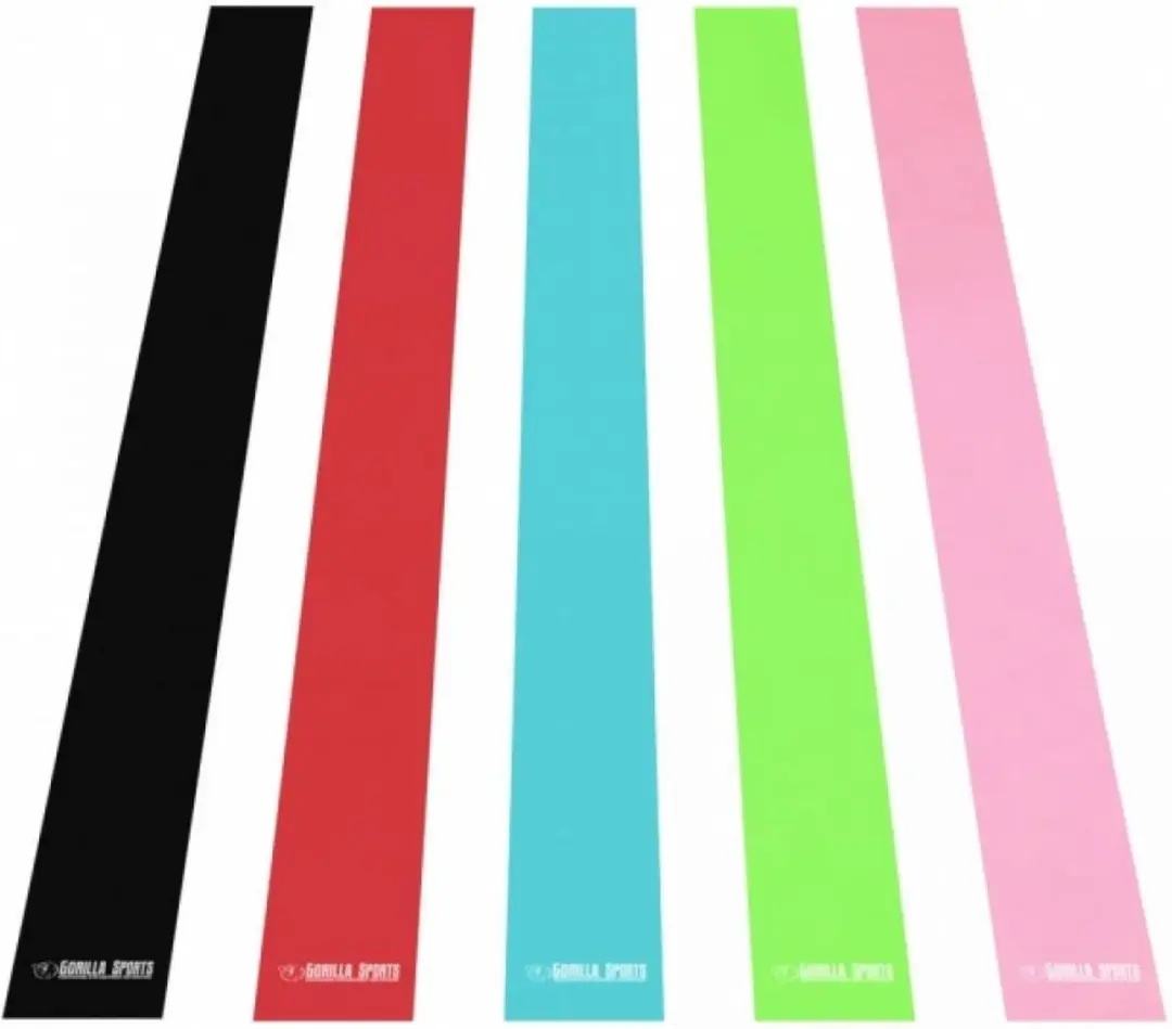 Gorilla Sports Fitnessbanden Set 5 Stuks - 200cm - Multikleur