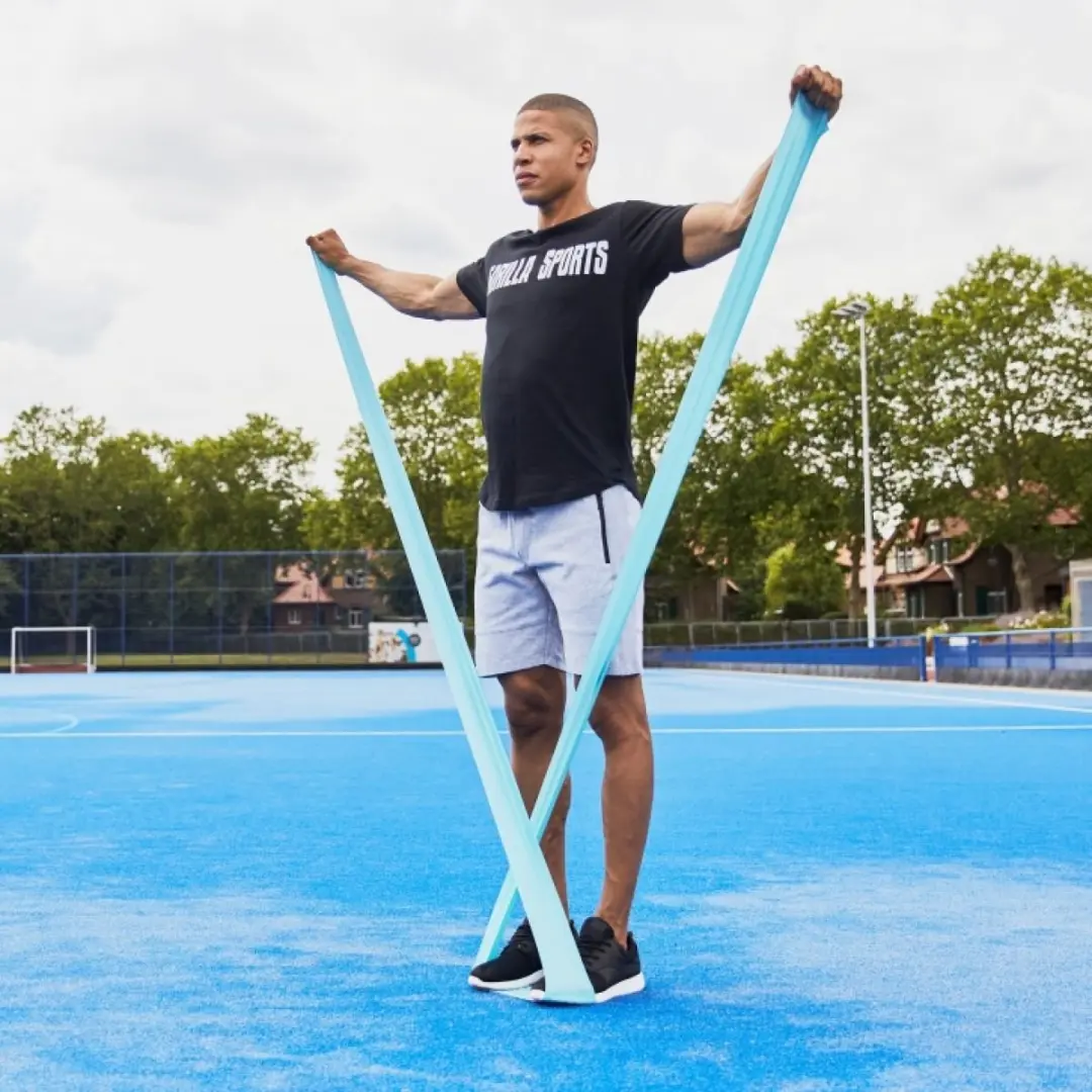 Gorilla Sports Fitnessbanden Set 5 Stuks - 200cm - Multikleur