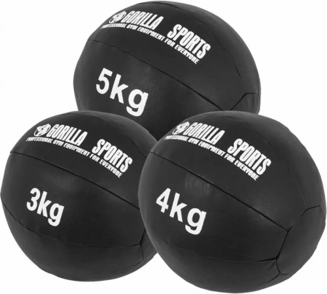 Gorilla Sports Medicijnbal Set 3x 12kg