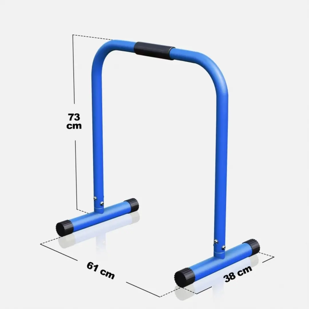 Gorilla Sports Dip Bars Blauw - 2 Stuks