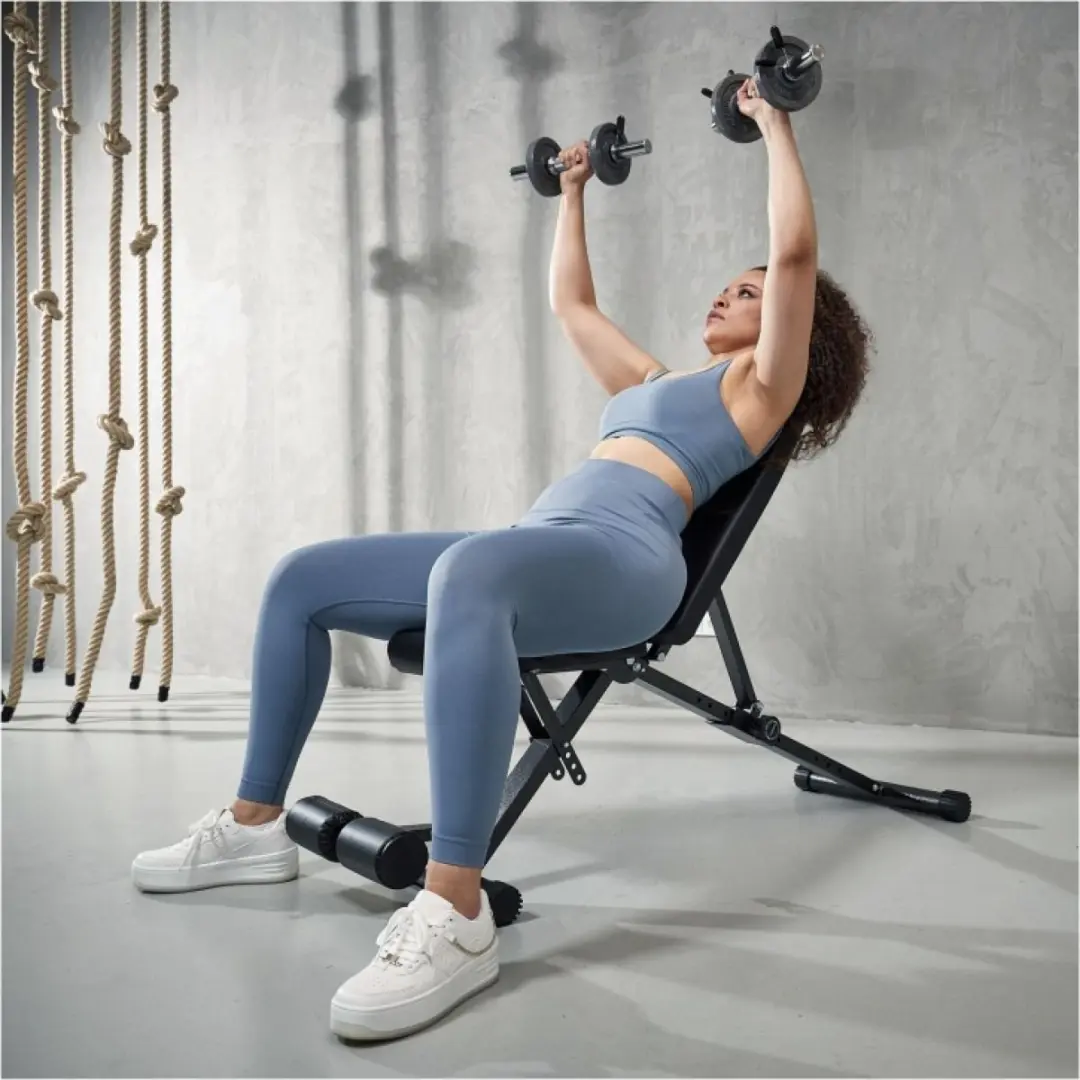 Gorilla Sports Fitnessbank 101177-00019-0001 - Inklapbaar verstelbaar