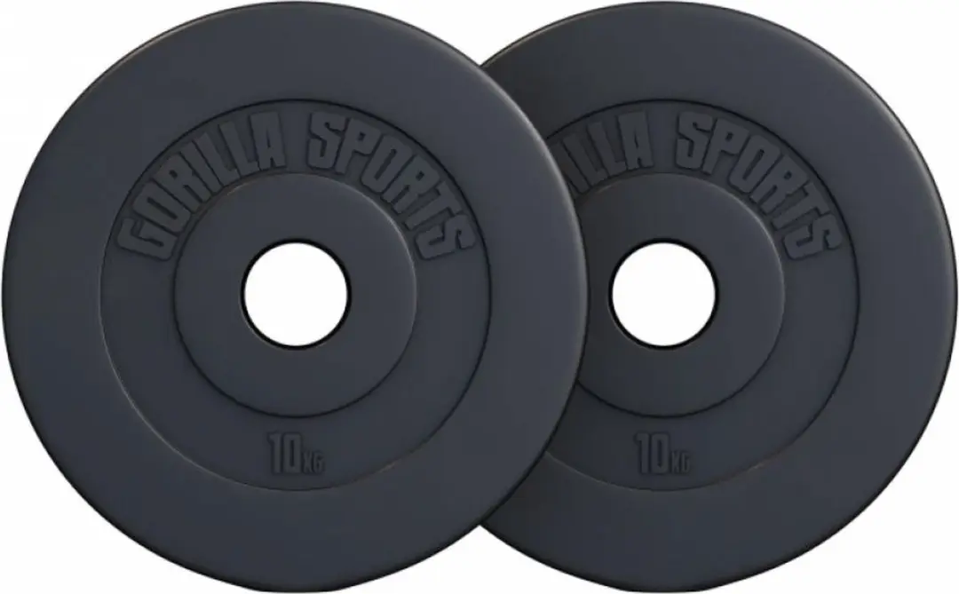 Gorilla Sports Olympisch Halterschijf 2x10kg