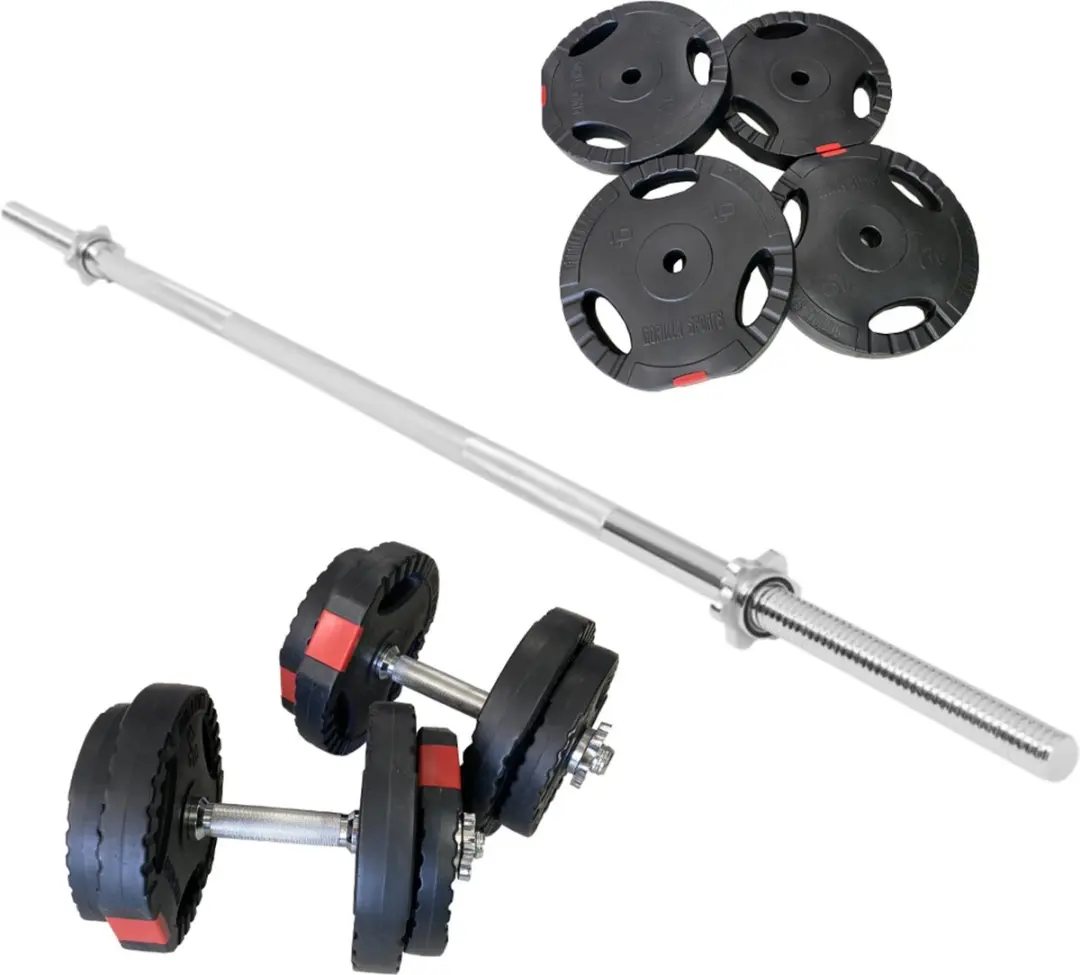 Gorilla Sports Halterset 60 kg