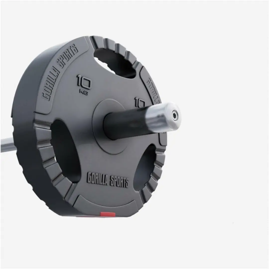Gorilla Sports Olympisch Halterschijf 10kg - 50mm - Zwart