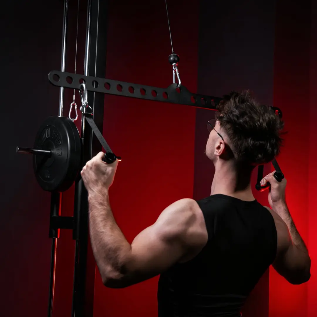Gorilla Sports Lattrekstang 60cm - Verstelbaar