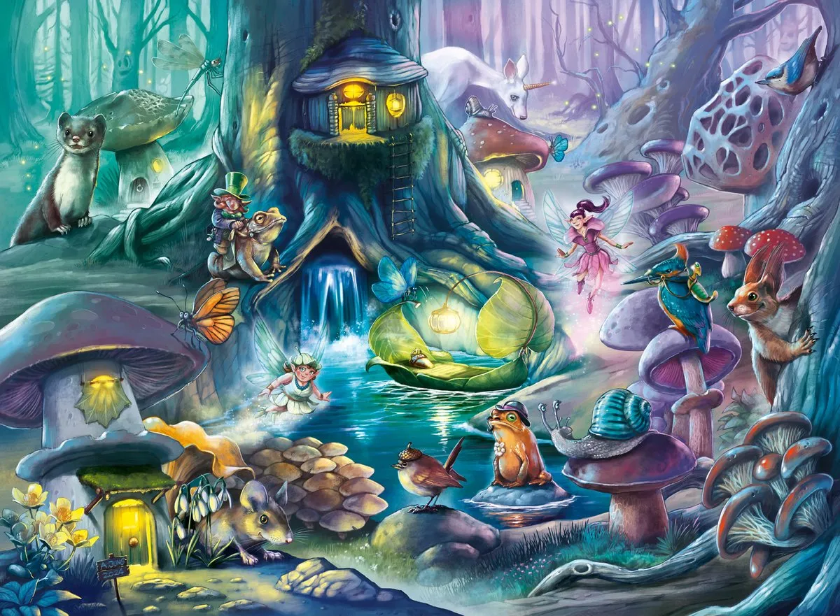 Ravensburger Betoverend Bos Puzzel 150 XXL Stuks - Meerkleurig
