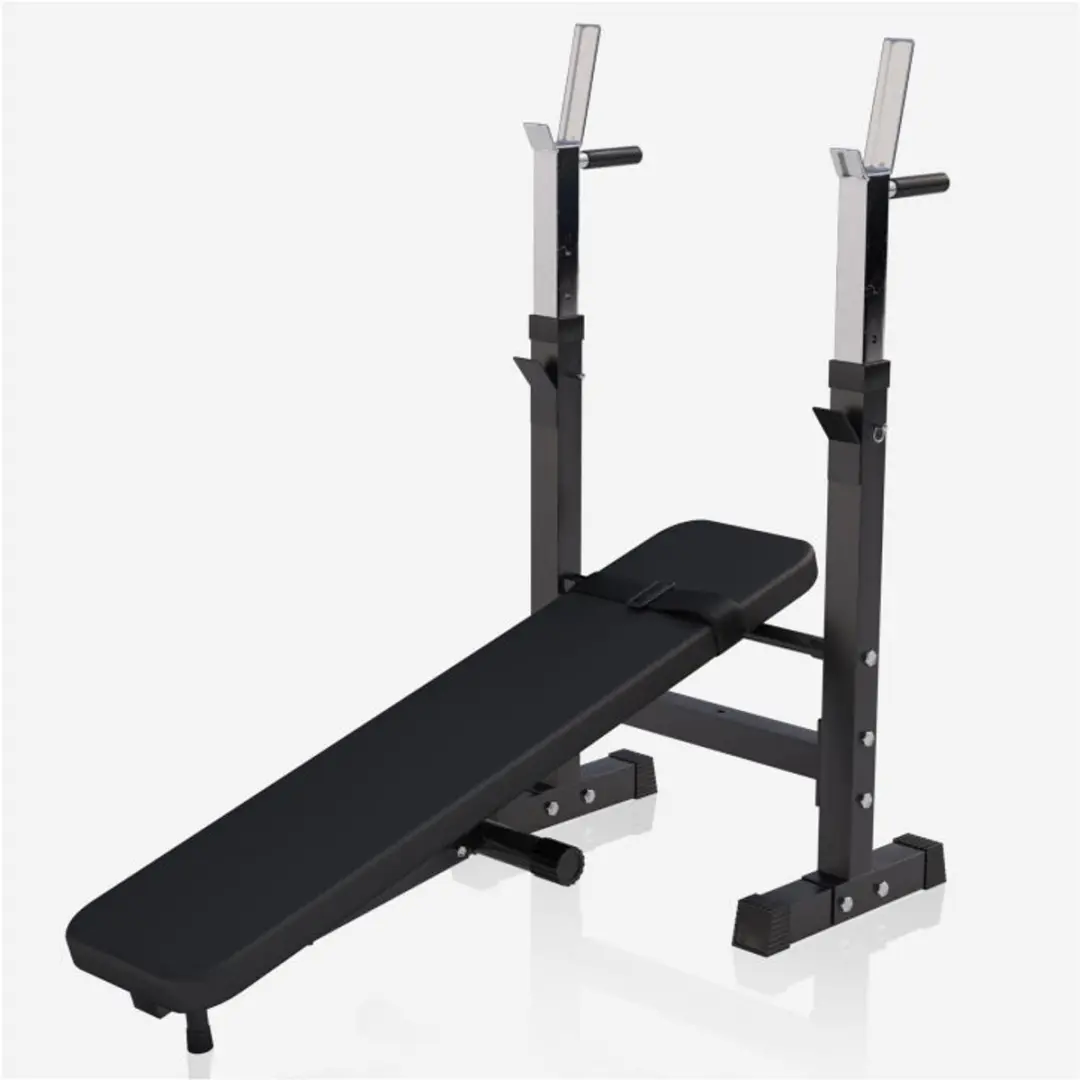 Gorilla Sports Halterbank 100kg - Verstelbaar - Zwart