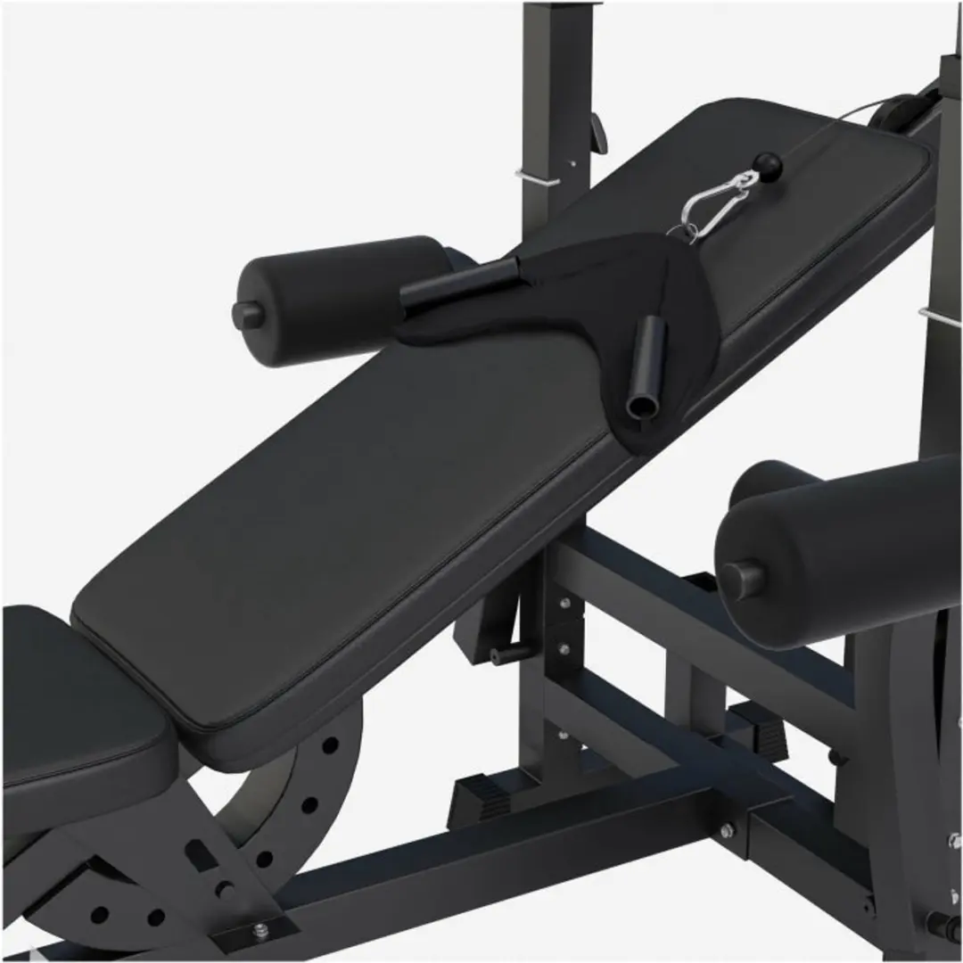 Gorilla Sports Halterbank 40kg Set - 30mm Halterstang - Zwart