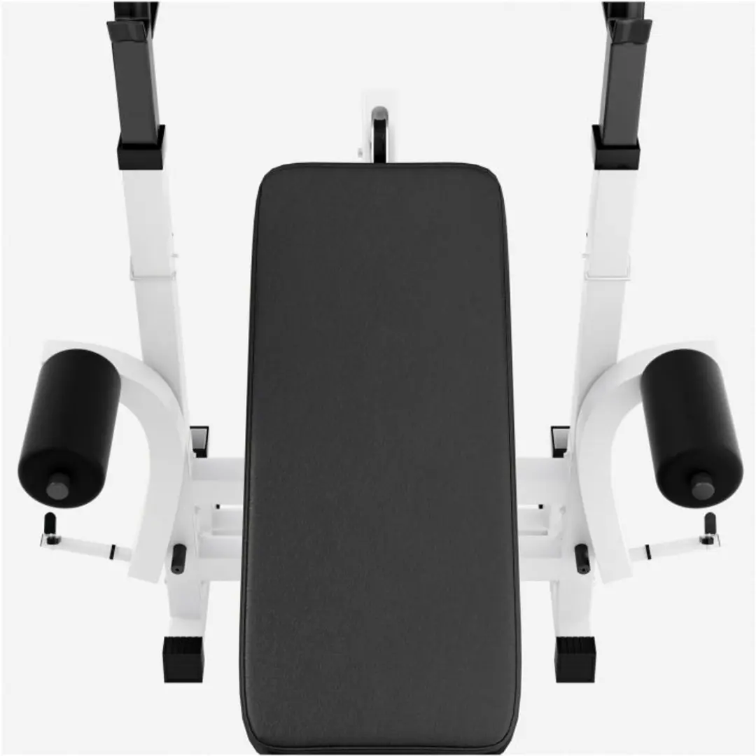 Gorilla Sports Halterbank 70kg - 30mm - Wit
