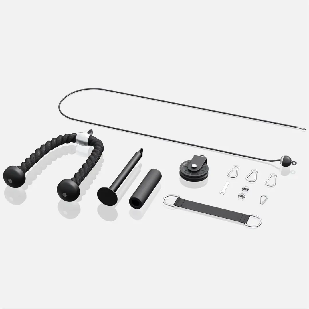 Gorilla Sports Kabeltrekstation 101293-00019 - 6-delig - Zwart