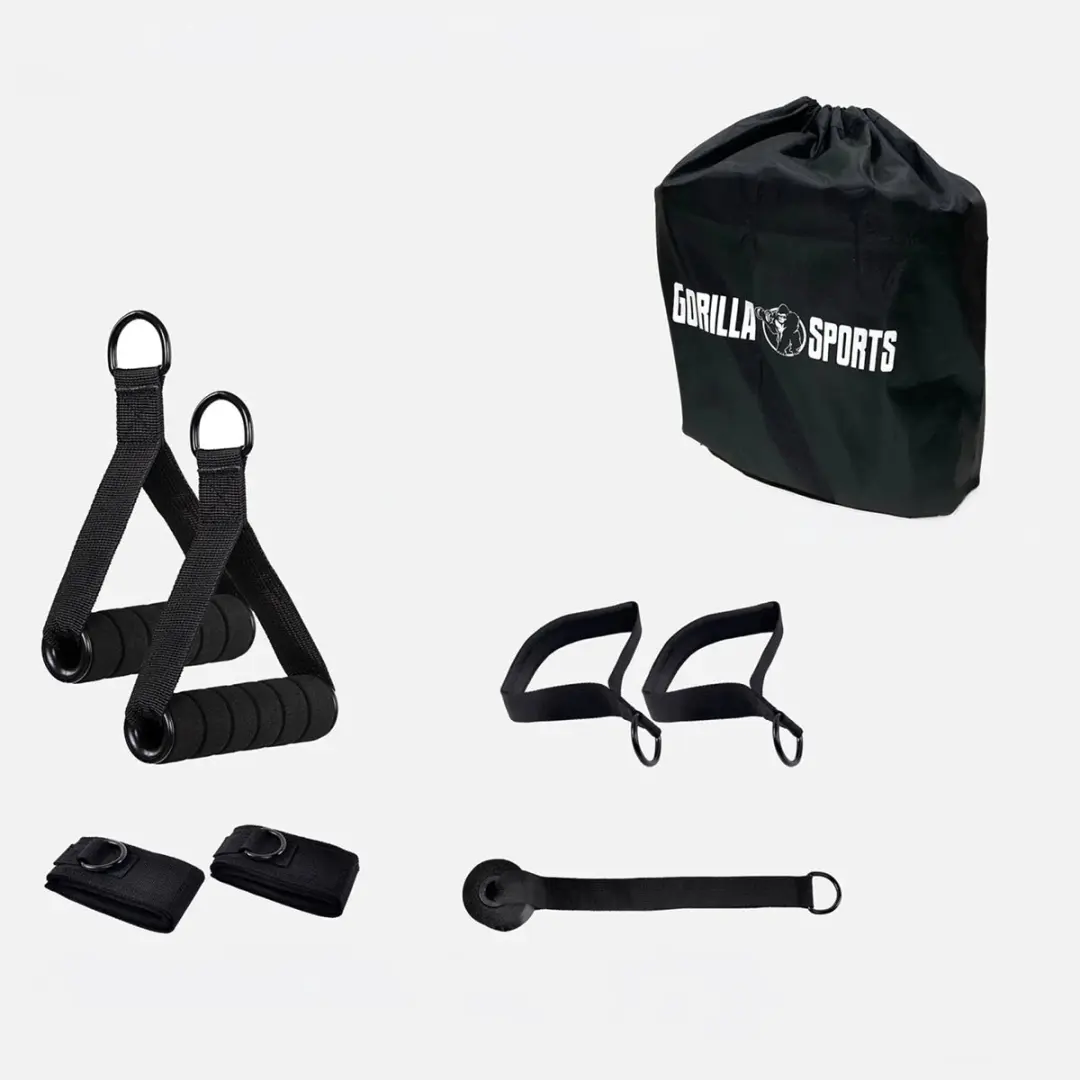Gorilla Sports Pilates Bar Set - 10-delig - Zwart