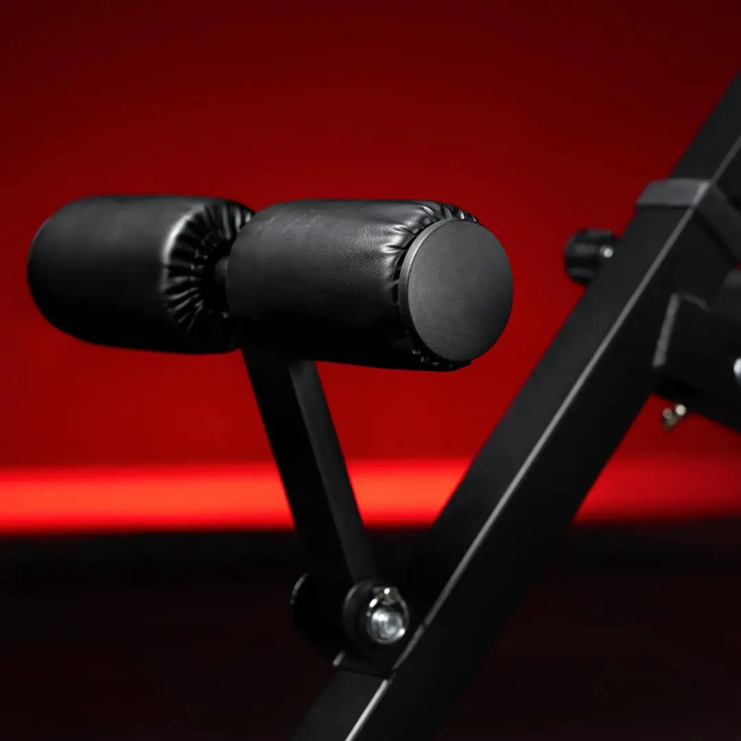 Gorilla Sports Halterbank Hyperextensie 250kg - Zwart