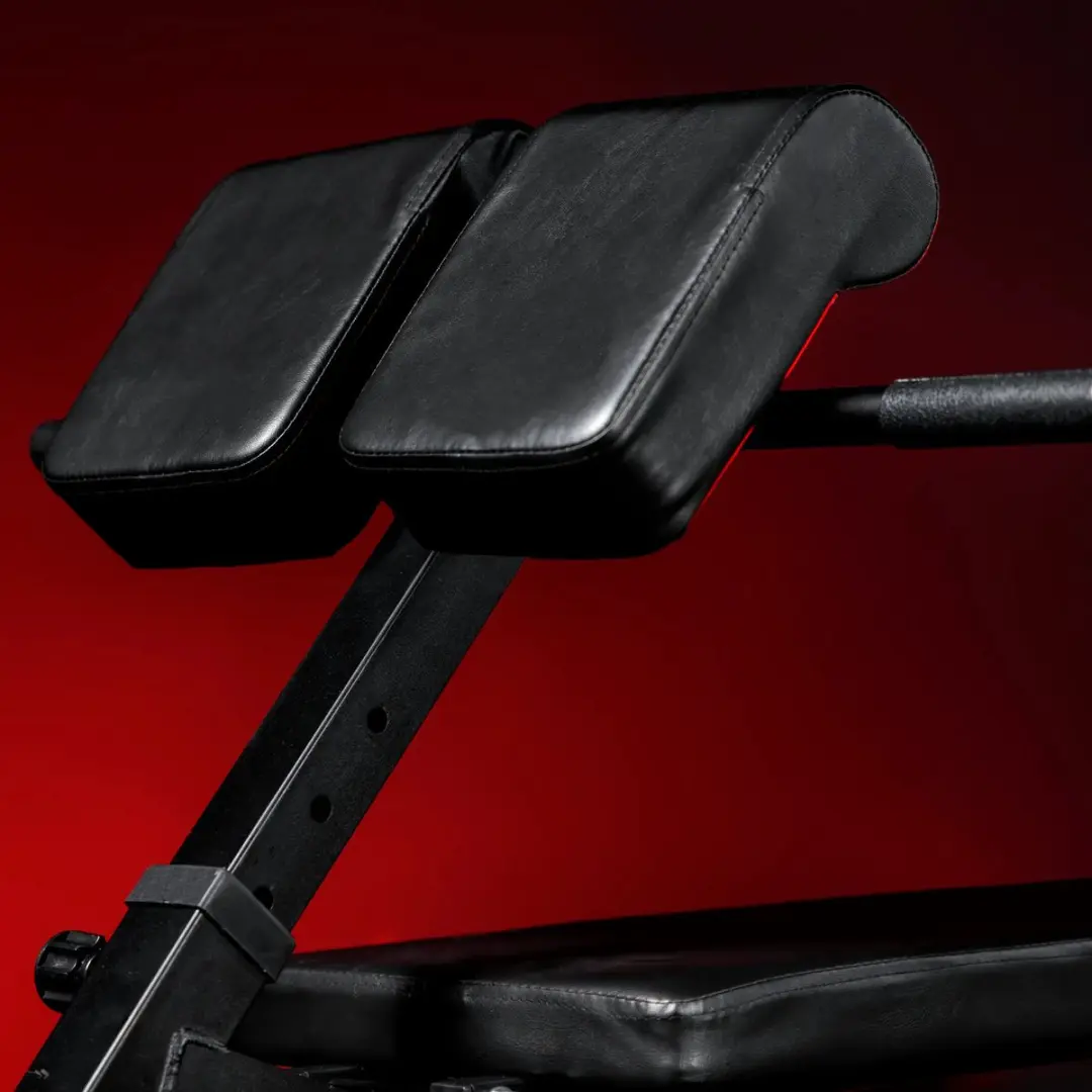 Gorilla Sports Halterbank Hyperextensie 250kg - Zwart