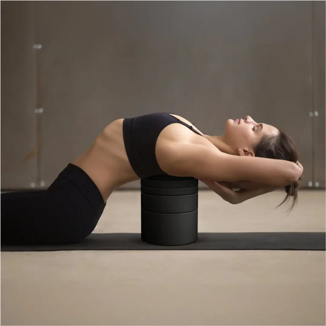 Gorilla Sports Rug Stretcher Set 5-delig - Tot 300 kg - Zwart - afbeelding 6 van 6