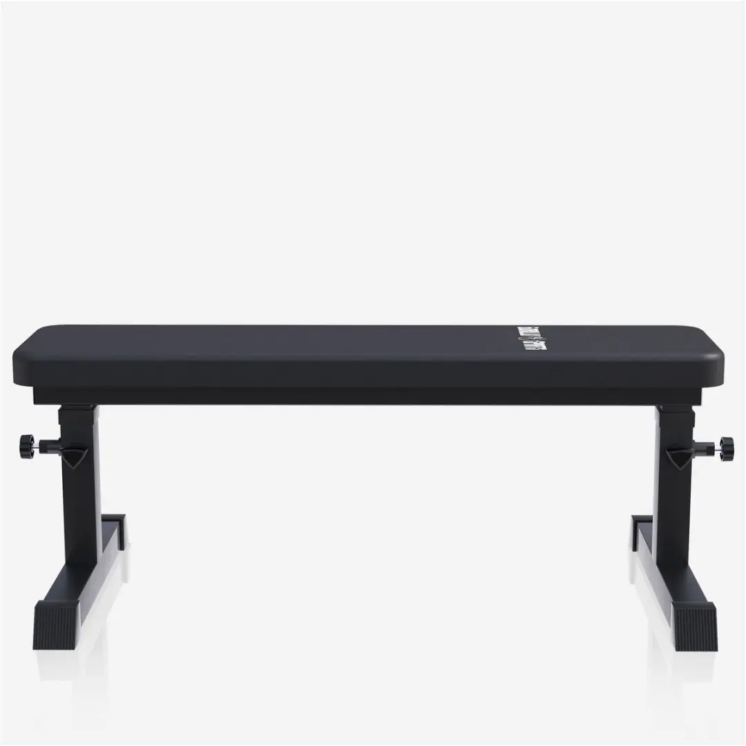 Gorilla Sports Vlakke Halterbank 200kg - Zwart