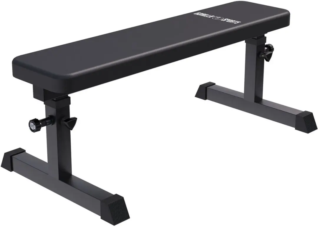 Gorilla Sports Vlakke Halterbank 200kg