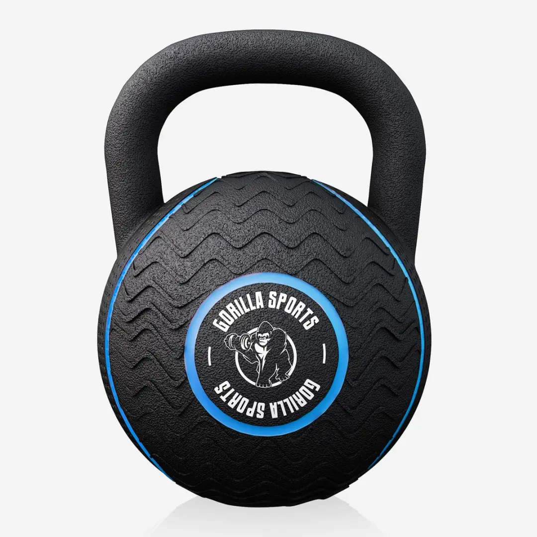 Gorilla Sports Kettlebell 12 kg - Zwart