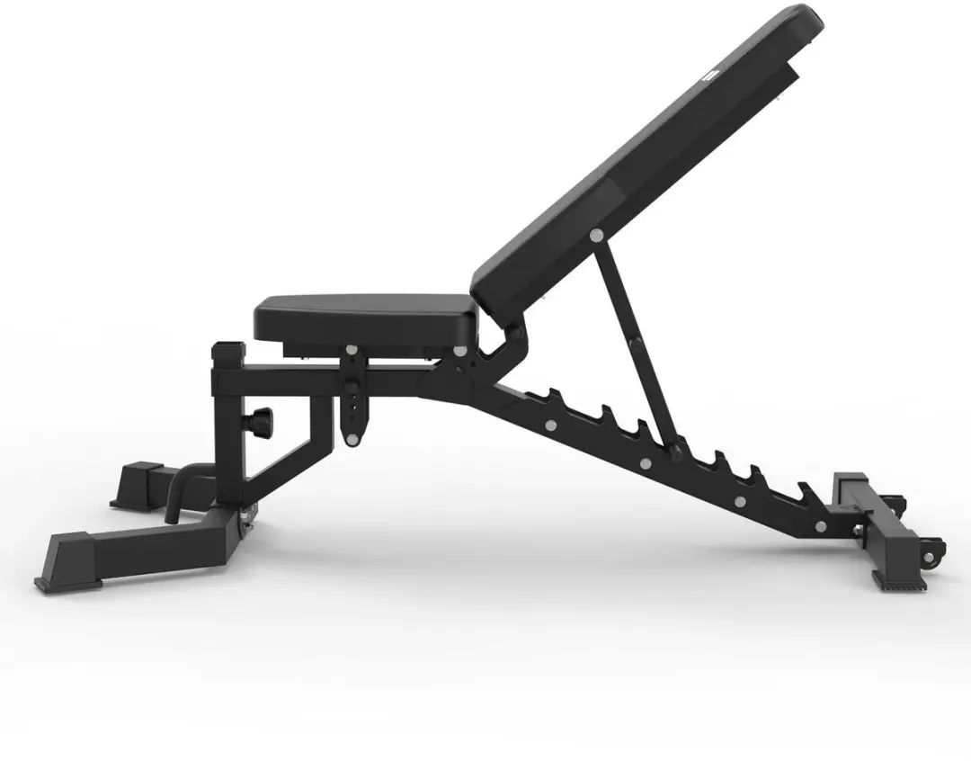 Gorilla Sports Verstelbare Halterbank 1300kg - Zwart