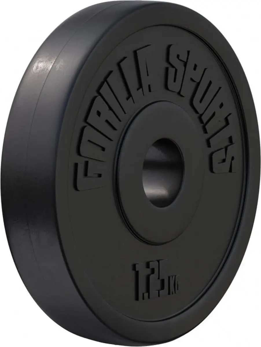 Gorilla Sports Halterschijf 30mm Kunststof 1,25kg