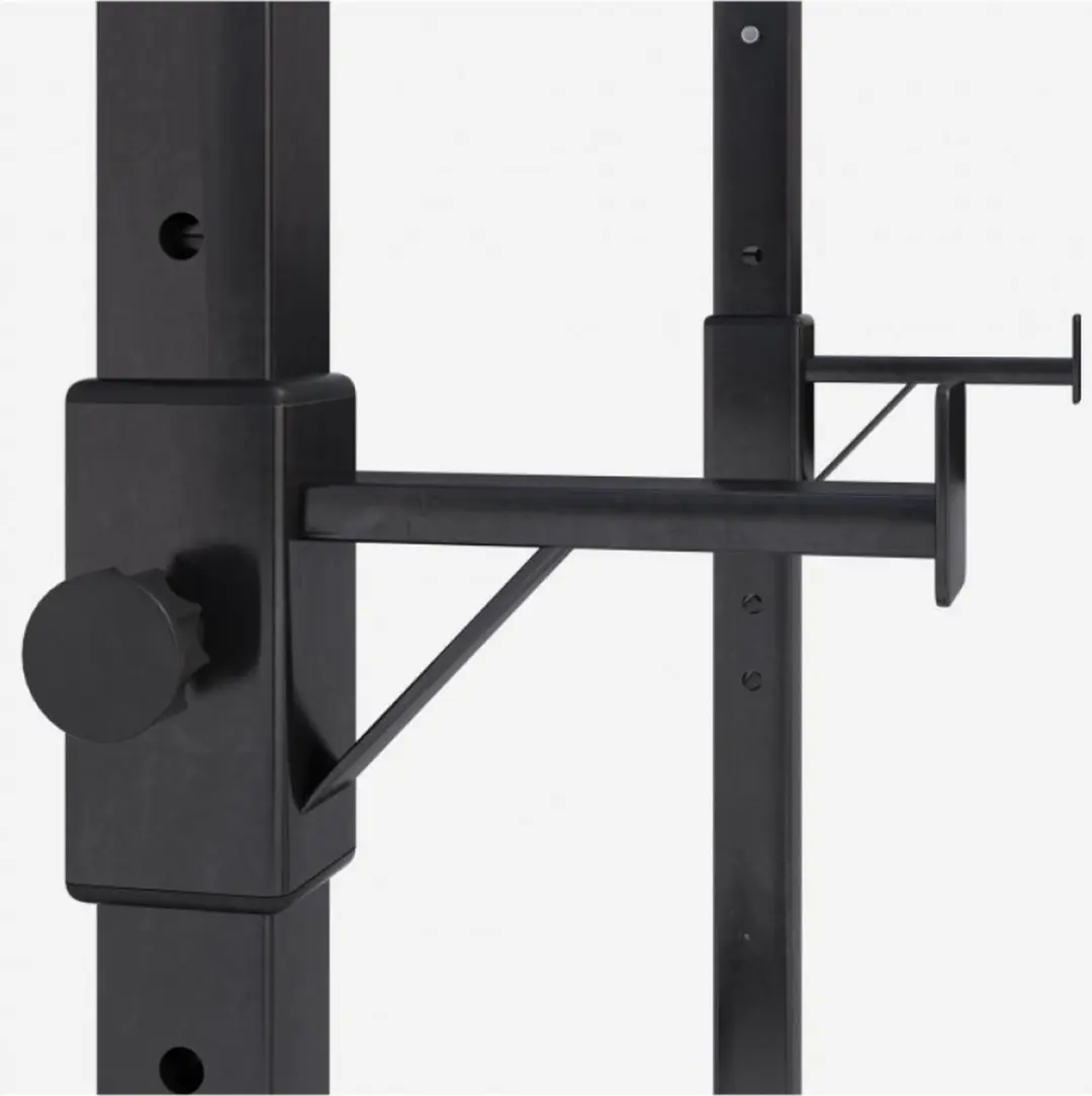 Gorilla Sports Haltersteunen Squat Rack - Verstelbaar - 2-delig - Zwart