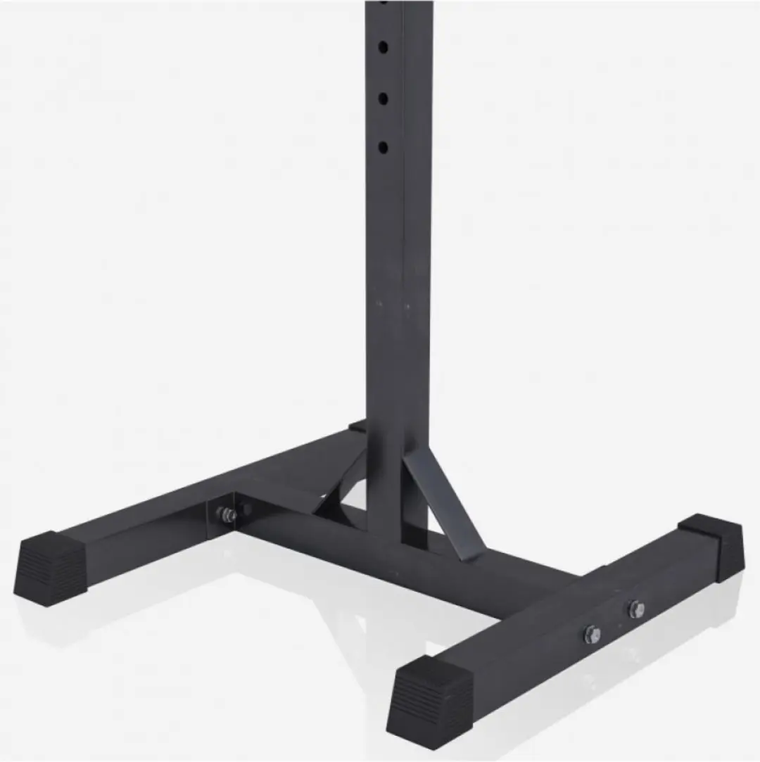 Gorilla Sports Haltersteunen Squat Rack - Verstelbaar - 2-delig - Zwart