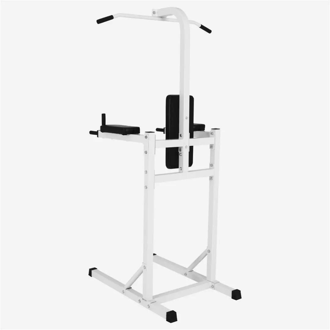 Gorilla Sports Krachtstation - Optrekstang & Dipsteunen Wit