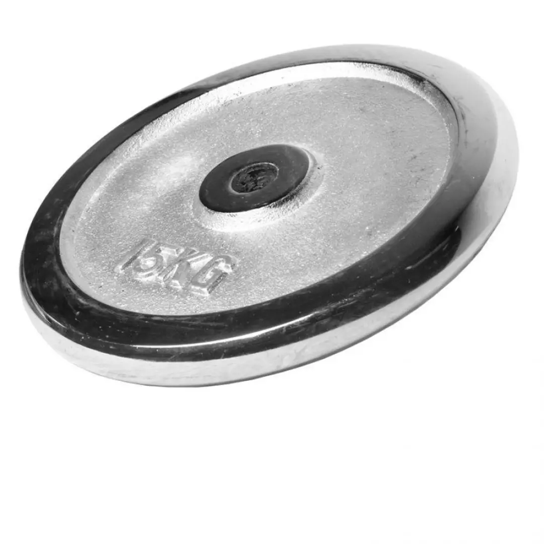 Gorilla Sports Halterset 108kg - Chroom - 30mm - 29-delig