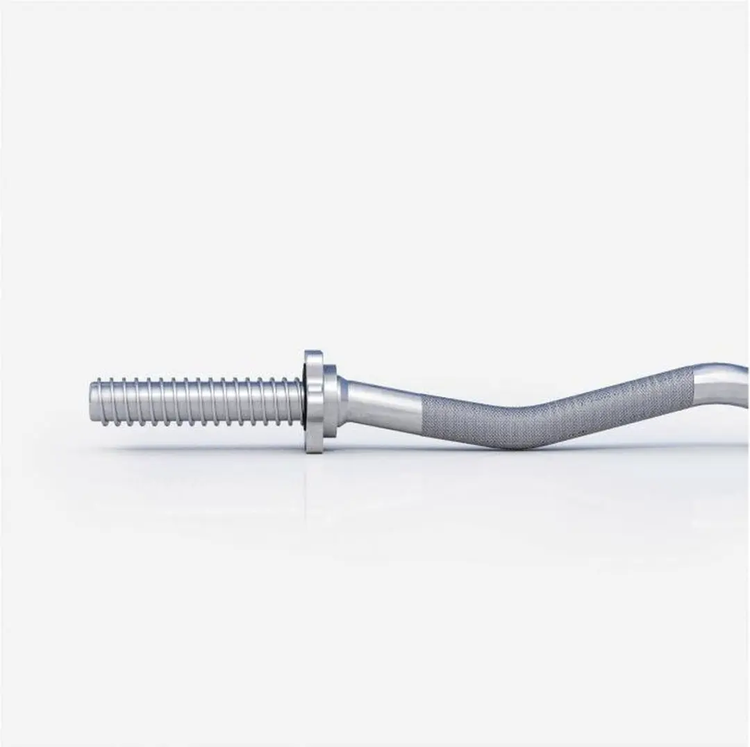 Gorilla Sports EZ Curl Stang 120cm 30mm - Chroom